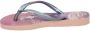 Havaianas Slim Frozen Kinder Teenslippers 4137266-0076 Kleur Roze - Thumbnail 3