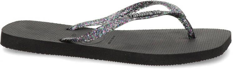 Havaianas Square Logo Metallic slippers