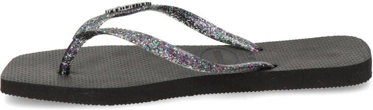 Havaianas Square Logo Metallic slippers