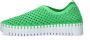 Ilse Jacobsen Instappers Platform TULIP3373W witte zool 495 Bright Green Bright Green - Thumbnail 15