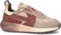 Kaotiko Detroit Faded chunky leren sneakers oudroze - Thumbnail 5