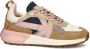 Kaotiko Detroit Multi chunky suède sneakers beige multi - Thumbnail 5