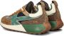 Kaotiko Vancouver chunky suède sneakers bruin multi - Thumbnail 12