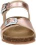 Kipling Easy 4 leren sandalen roségoud - Thumbnail 3