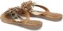 Lazamani Lily Leren Dames Slippers Gold - Thumbnail 13