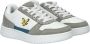 Lyle & Scott Croy sneakers wit grijs blauw Imitatieleer Meerkleurig 29 - Thumbnail 7