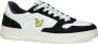 Lyle & Scott Heren Leren Sneakers Wit Marine Zwart Multicolor Heren - Thumbnail 2