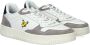 Lyle & Scott Witte Leren Sneakers White Heren - Thumbnail 4