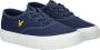 Lyle & Scott Wick Kids sneakers donkerblauw Jongens Textiel Logo 29 - Thumbnail 12