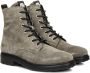 Maruti Lucy Suede Taupe L45 Dames Veterboot Taupe - Thumbnail 5