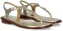 MICHAEL KORS Sandalen Dames Mallory Thong Maat: 40 Materiaal: Leer Kleur: Goud - Thumbnail 4