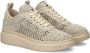 Mustang Beige Bloemen Sneakers voor Dames Beige Dames - Thumbnail 11