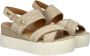 Mustang Sandalen Plat Sandalen Plat beige - Thumbnail 9