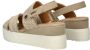 Mustang Sandalen Plat Sandalen Plat beige - Thumbnail 10