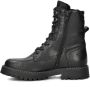 Nelson gevoerde leren veterboots zwart - Thumbnail 5