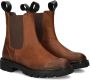 Nelson leren chelsea boots cognac - Thumbnail 4