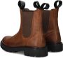 Nelson leren chelsea boots cognac - Thumbnail 5