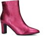 Nelson leren enkellaarzen roze metallic - Thumbnail 2