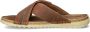 Nelson Forrest leren slippers cognac - Thumbnail 4