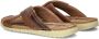 Nelson Forrest leren slippers cognac - Thumbnail 5