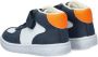 Nelson Kids leren sneakers blauw wit oranje Leer Meerkleurig 20 - Thumbnail 5