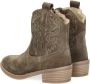 Nelson Kids suède cowboylaarzen taupe Bruin Meisjes Suede Effen 33 - Thumbnail 5