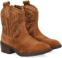 Nelson Kids suède cowboylaarzen cognac Bruin Meisjes Suede Effen 29 - Thumbnail 4