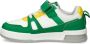 Nelson Kids sneakers groen wit geel Jongens Imitatieleer Meerkleurig 29 - Thumbnail 4