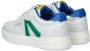 Nelson Kids sneakers wit groen blauw Jongens Imitatieleer Meerkleurig 35 - Thumbnail 6