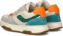 Nelson Kids leren sneakers beige groen oranje Jongens Suede Meerkleurig 27 - Thumbnail 7