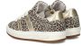 Nelson Kids suède sneakers met panterprint beige zwart - Thumbnail 3