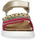 Nelson Kids leren sandalen goud groen roze Multi Meisjes Leer Meerkleurig 26 - Thumbnail 5