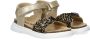 Nelson Kids suède sandalen met panterprint goud Meisjes Suede Panterprint 24 - Thumbnail 11