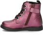 Nelson Kids leren veterboots paars metallic - Thumbnail 7