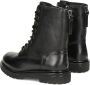 Nelson Kids leren veterboots zwart Meisjes Leer 34 - Thumbnail 8