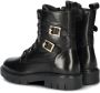 Nelson Kids leren veterboots zwart Meisjes Leer Effen 37 - Thumbnail 6