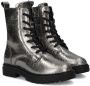 Nelson Kids leren veterboots zilver - Thumbnail 4