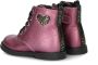 Nelson Kids leren veterboots paars metallic - Thumbnail 5