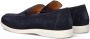 Nelson suède loafers donkerblauw - Thumbnail 4