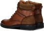 Nelson Nile leren veterboots cognac - Thumbnail 2