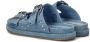 Nelson denim slippers blauw - Thumbnail 6