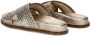 Nelson leren slippers goud - Thumbnail 6