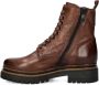 Nelson leren veterboots bruin - Thumbnail 4