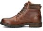 Nelson leren veterboots cognac - Thumbnail 5