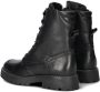 Nelson gevoerde leren veterboots zwart - Thumbnail 6