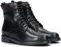 Nelson leren veterboots zwart - Thumbnail 5