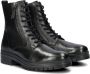 Nelson leren veterboots zwart - Thumbnail 6