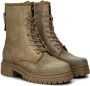 Nelson chunky suède veterboots camel - Thumbnail 4