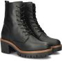 Nelson gevoerde leren veterboots zwart - Thumbnail 4