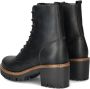 Nelson gevoerde leren veterboots zwart - Thumbnail 5